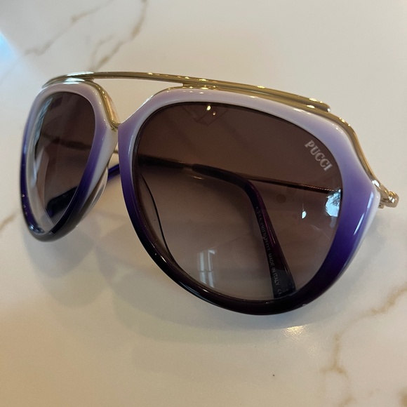 RARE purple ombre Emilio Pucci sunglasses main image 5
